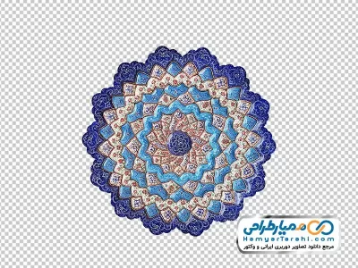 عکس با کیفیت بشقاب میناکاری