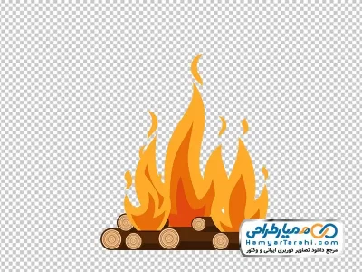 عکس با کیفیت هیزم روشن