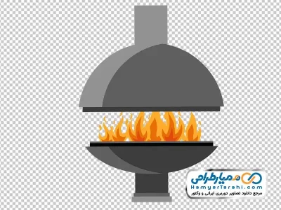 عکس وکتوری شومینه روشن