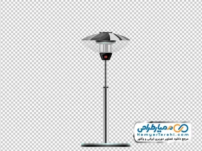 دانلود تصویر وکتوری چراغ گازی پایه دار
