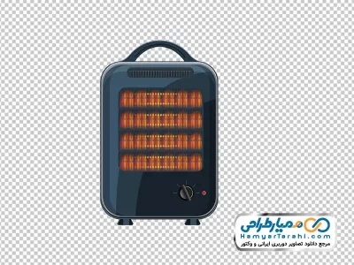 تصویر وکتوری هیتر برقی کوچک