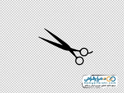 عکس وکتوری قیچی آرایشگری با فرمت png