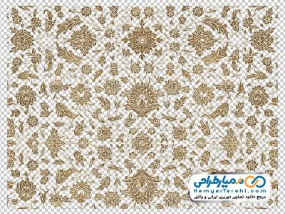 تصویر پترن زمینه با نقوش اسلیمی
