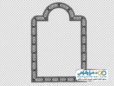 دوربری فریم سیاه و سفید با متن نوحه باز این چه نوحه