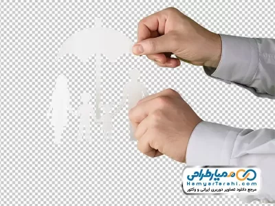 عکس با کیفیت دست و وکتور خانواده 4 نفره