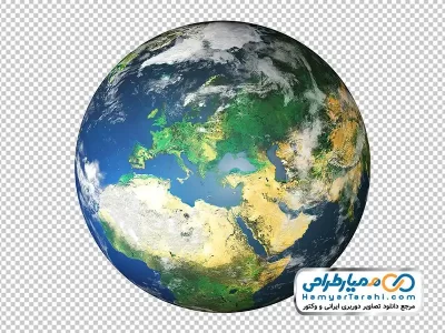 دانلود تصویر دوربری کره زمین با فرمت png