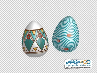 تصویر png تخم مرغ رنگ شده