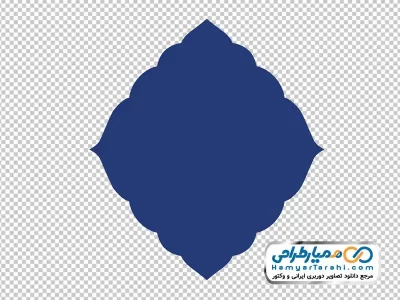 دوربری کادر ساده لوزی شکل