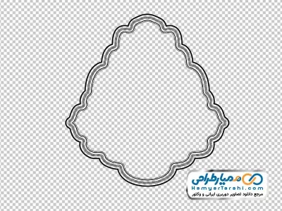 دوربری کادر ساده عکس