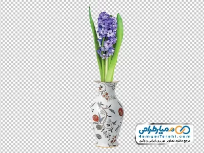 دانلود تصویر با کیفیت گلدان گل سنبل