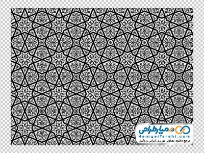 تصویر پترن زمینه با نقوش اسلیمی با فرمت png
