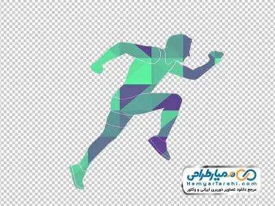 دانلود عکس وکتوری مرد دونده