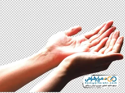 عکس دوربری شده دست