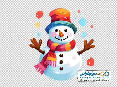 تصویر با کیفیت آدم برفی