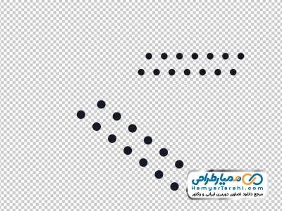 تصویر png خطوط با دایره های کوچک برای تزئین طرح