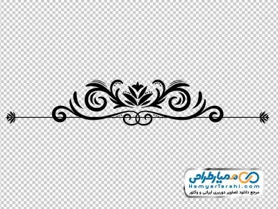 دوربری وکتوری گل اسلیمی