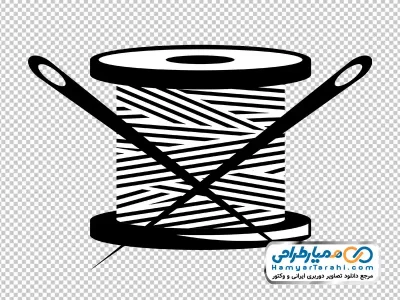 دانلود تصویر وکتوری سوزن و قرقره