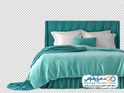 تصویر png تخت دونفره
