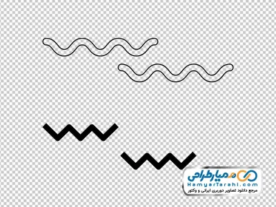 عکس وکتوری خط های موج دار برای طراحی