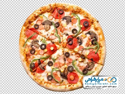 تصویر png پیتزا