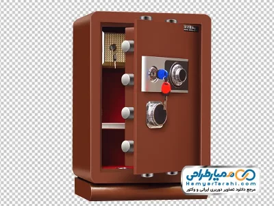 تصویر با کیفیت گاوصندوق خالی با فرمت png