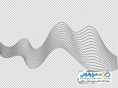 تصویر با کیفیت خطوط موج دار