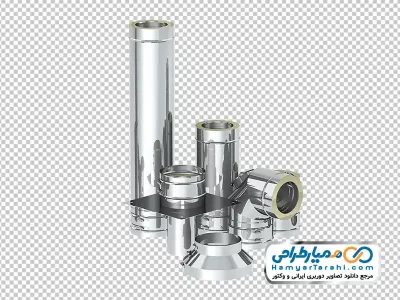 دانلود تصویر با کیفیت لوله و اتصالات استیل