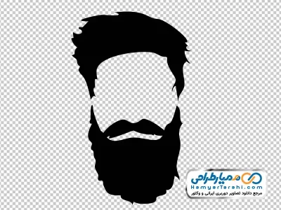 دانلود تصویر png مدل مو مردانه