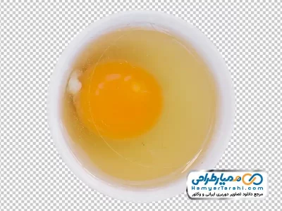 دانلود عکس با کیفیت تخم مرغ شکسته در کاسه