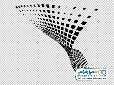 دانلود تصویر png پترن مربعی موج دار