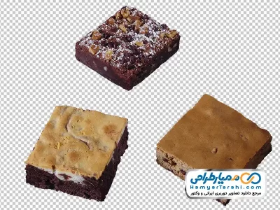 دانلود تصویر با کیفیت برش های کیک خانگی
