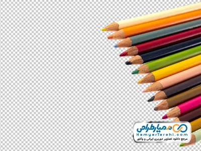 تصویر بدون پس زمینه مداد رنگی