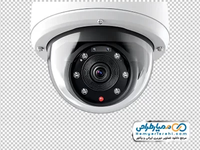 تصویر png دوربین مداربسته سقفی