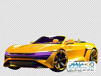 تصویر با کیفیت ماشین کروک زرد