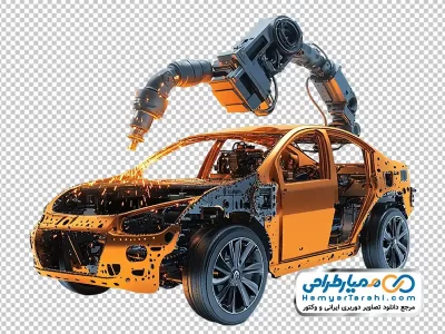 دانلود عکس png ماشین و بازوی رباتی