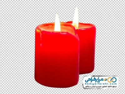 تصویر png شمع قرمز