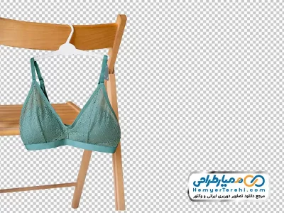 تصویر با کیفیت سوتین روی صندلی با فرمت png