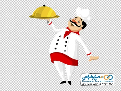 عکس وکتوری سرآشپز با فرمت png