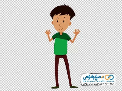 دانلود عکس کارتونی پسر بچه