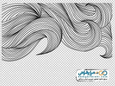 عکس با کیفیت پترن زمینه با طرح مو