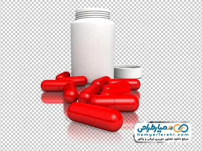تصویر png قوطی قرص