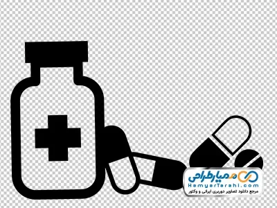 دانلود تصویر وکتوری قوطی کپسول