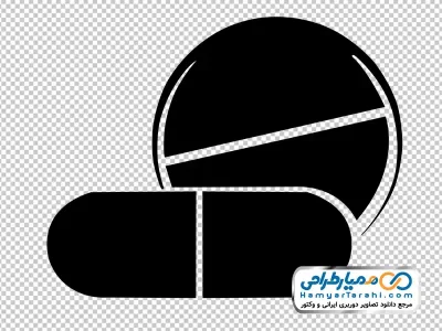 آیکون قرص و کپسول با فرمت png