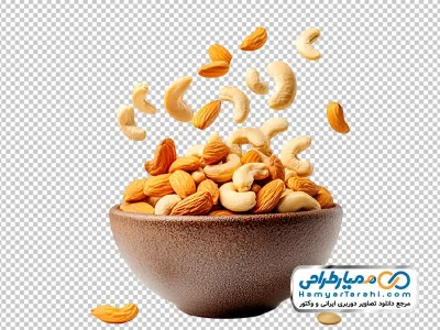 تصویر با کیفیت کاسه مغزیجات