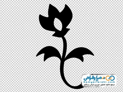 دانلود تصویر آیکون گل لاله تزئینی
