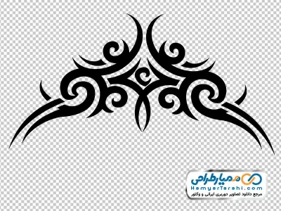 تصویر png وکتور پترن و شکل تاتو