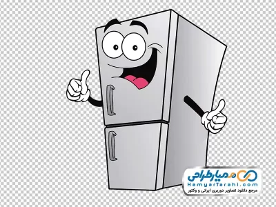 عکس png یخچال فریزر کارتونی