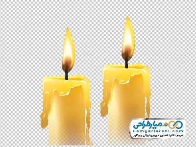 دانلود تصویر با کیفیت شمع روشن