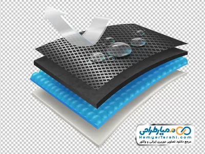 دانلود تصویر وکتوری عایق رطوبت چند لایه