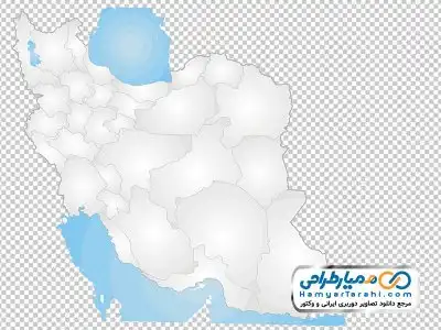 فایل دوربری نقشه ایران
